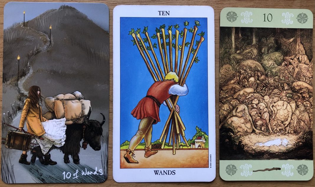 Ten Of Wands: Yes Or No Tarot Card Meaning