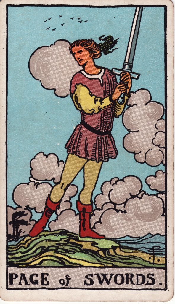 Page of Swords: Yes or No Tarot Card Meaning